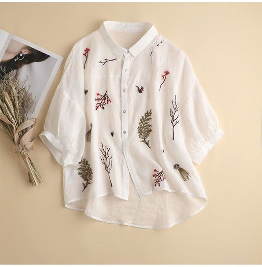 Embroidered Casual Wear Top