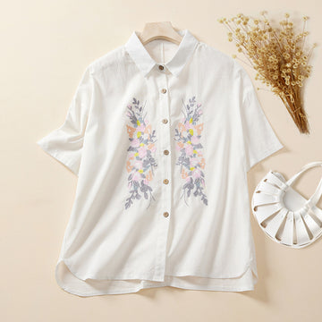 Women's Embroidery Top Tunic